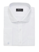 boys white formal shirt