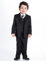 Baby Boys black wedding suit