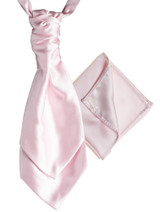 Pink cravat and hanky