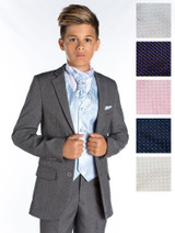 Grey wedding suit