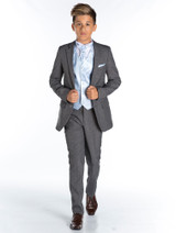 Grey page boy suit