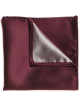 boys burgundy pocket square