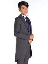 Boys grey tail suit