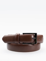 Boys brown leather belt