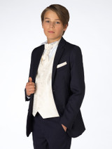 navy page boy suits