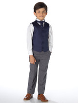 Boys waistcoat suit - 4pc Victor