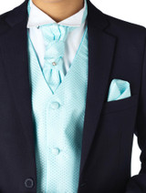 boys mint waistcoat