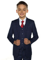 boys navy communion suits