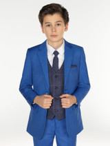 boys blue & navy suit