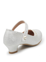 ivory flower girl shoes