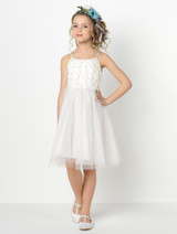 ivory dress & cape