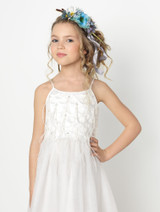girls ivory bridesmaid set