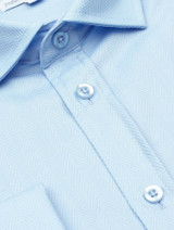 boys blue cufflink shirt