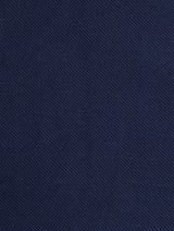 Boys navy elasticated tie and hanky set - Cotton