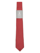 boys red polka dot tie