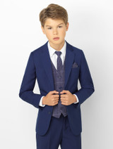 kids navy suit