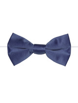 boys blue elasticated bow tie