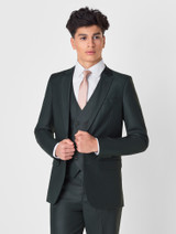 Boys forest green suit