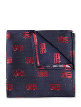 Boys royal bus print hanky