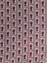 Boys royal stamp print dickie bow