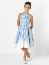 Girls blue party dress Outlet
