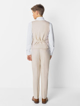 Beige page boy outfit