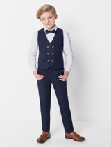 Childrens navy waistcoat clearance