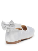 Girls White Prom Shoe