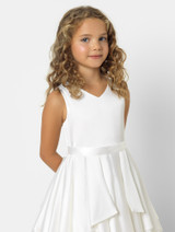 Girls White Occasion Dress by Paisley of London