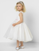 Girls Ivory & Pink Dress