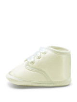 Girls ivory baby shoes