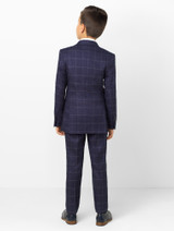 boys check communion suit