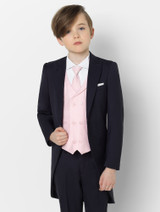 boys navy tail suit