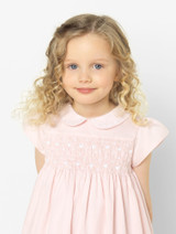 Pink flower girl dress