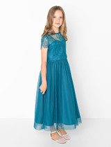 teal occasion dress uk