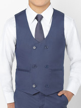 Boys navy waistcoat - Ford