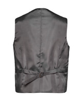 Boys brown check waistcoat - Alfie