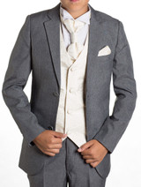 Boys grey suit jacket - Charles