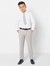 Kids stone grey tie