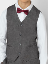 boys grey waistcoat