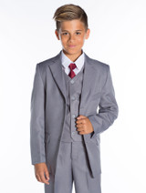 Page boy suits grey clearance