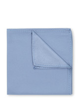 Ice blue boys pocket square