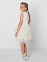 Girls ivory dress