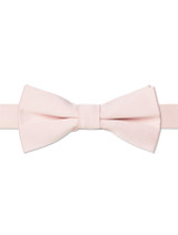 Blush pink banded dickie bow