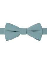 Boys banded dusty sage bow tie