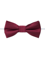 Boys elasticated burgundy bow tie