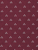 Boys skinny burgundy spotted tie