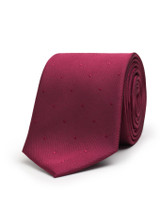 Boys burgundy classic full length tie