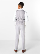 Boys grey prom suit