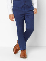 Boys blue suit trousers